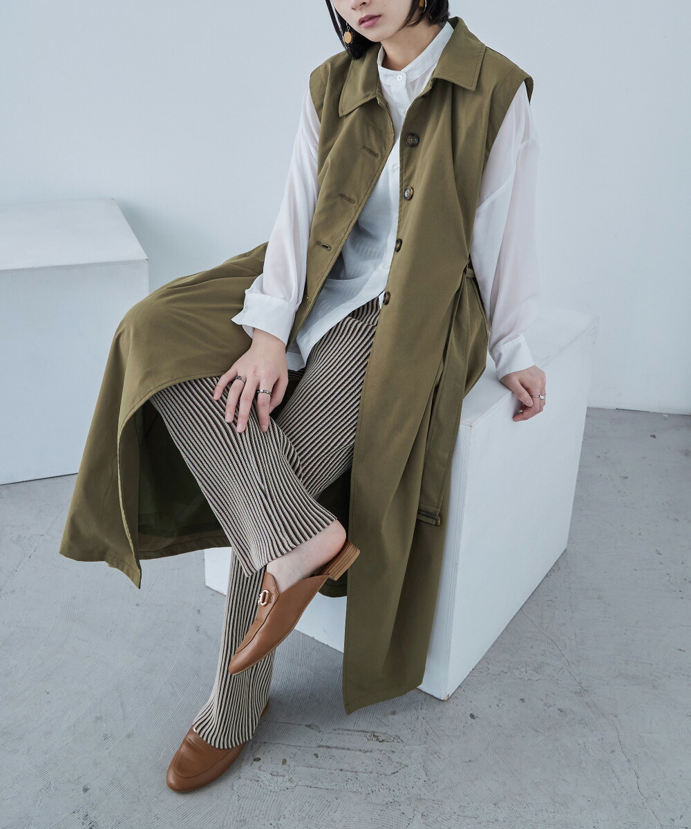 楽天市場】3wayシャークスキン トレンチコート ロングコート