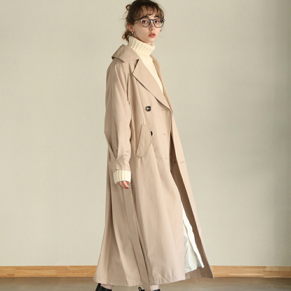 楽天市場】オーバーサイズトレンチコート ビッグカラー トレンチ