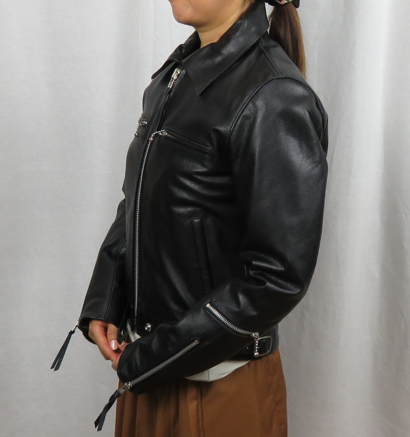 楽天市場】Freedom 革ジャン レディース レザージャケット シングル 襟