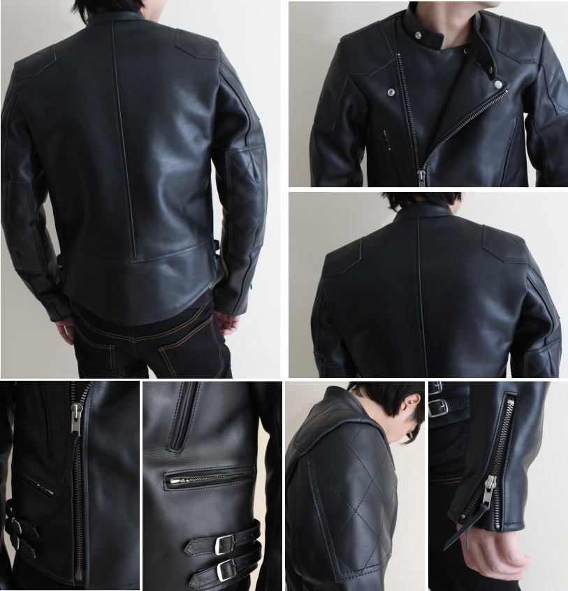 楽天市場】フリーダムレザー ライダースジャケット 革ジャン メンズ 本