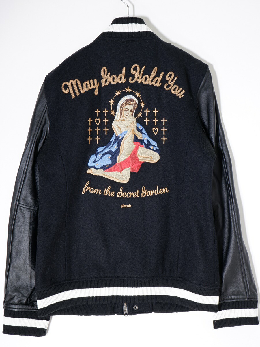 楽天市場】glambグラム Shyly mariaマリア刺繍スタジャン【MJKA23395