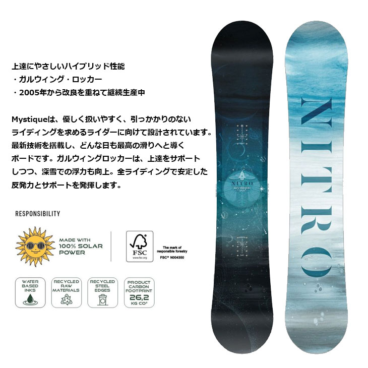 楽天市場】25-26 NITRO ナイトロ スノーボード 板 レディース