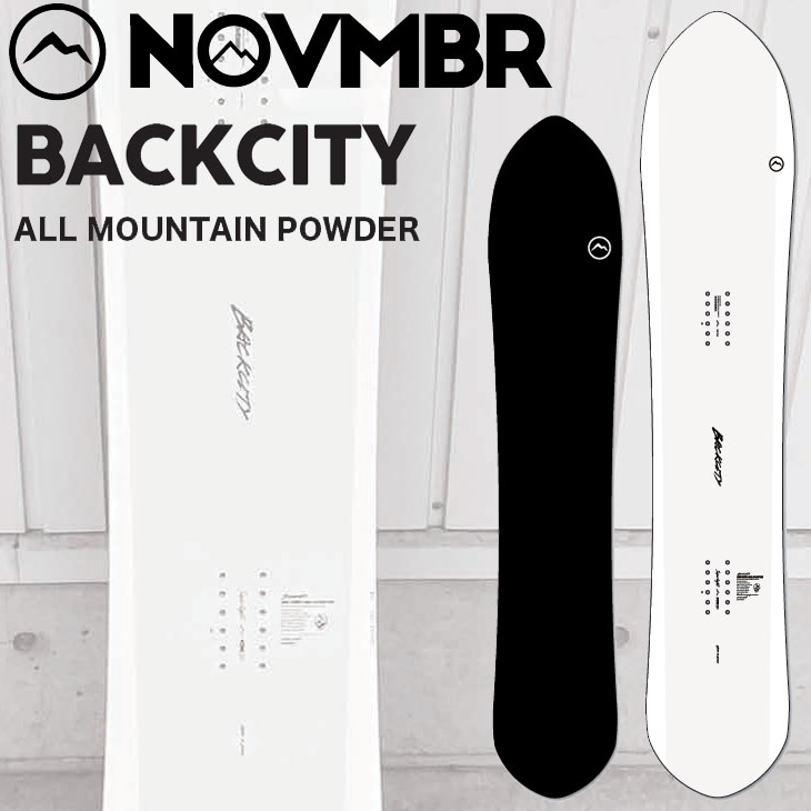 楽天市場】25-26 ノベンバー NOVEMBER スノーボード !! BACKCITY