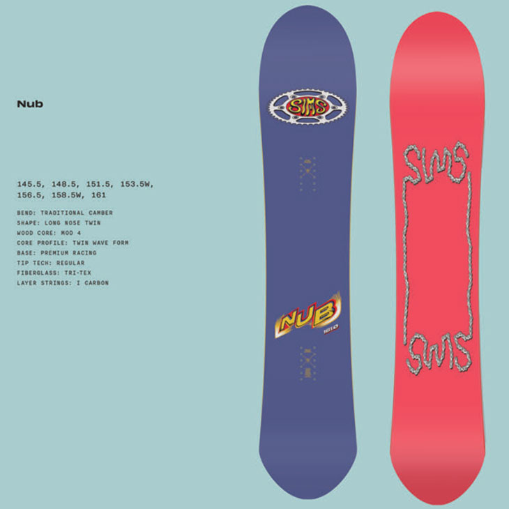 楽天市場】24-25 SIMS シムス スノーボード 板 Nub ナブ ship1【返品