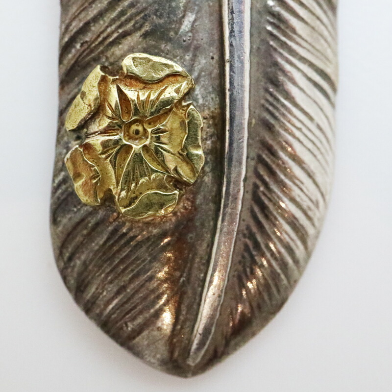 楽天市場】goro's(ゴローズ) 上金ハート特大フェザーローズメタル付