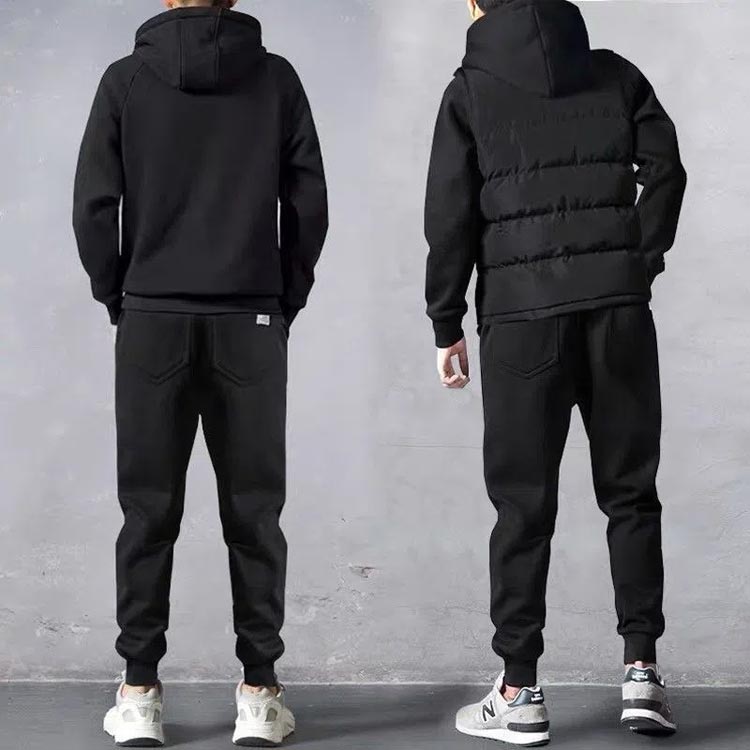 楽天市場】上下セット ダウンベスト セットアップ ジップアップ 冬 裏