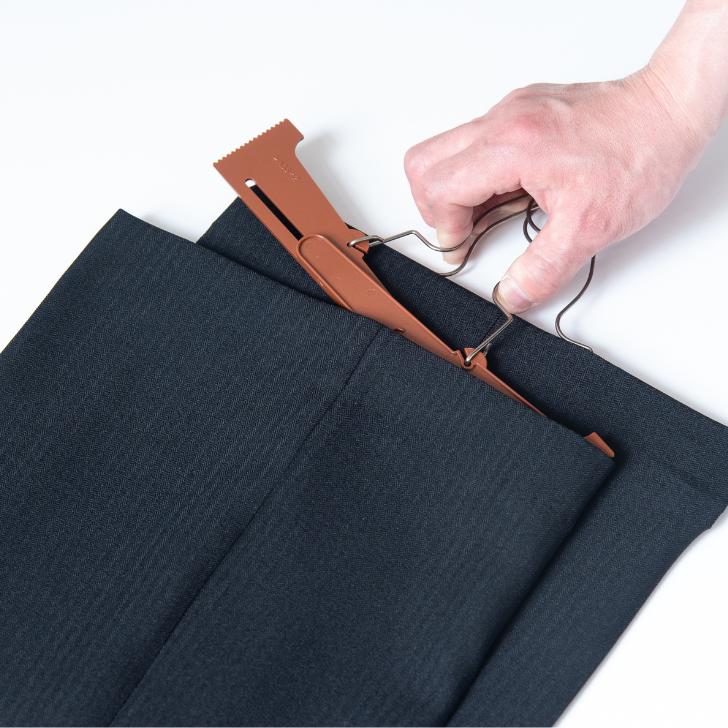 楽天市場】＼シワにならない・跡がつかない／ 【スラックスハンガー5本