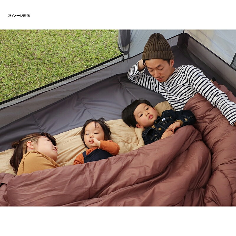 楽天市場】 DOD(ディーオーディー) わがやのシュラフ 4人家族用寝袋 5