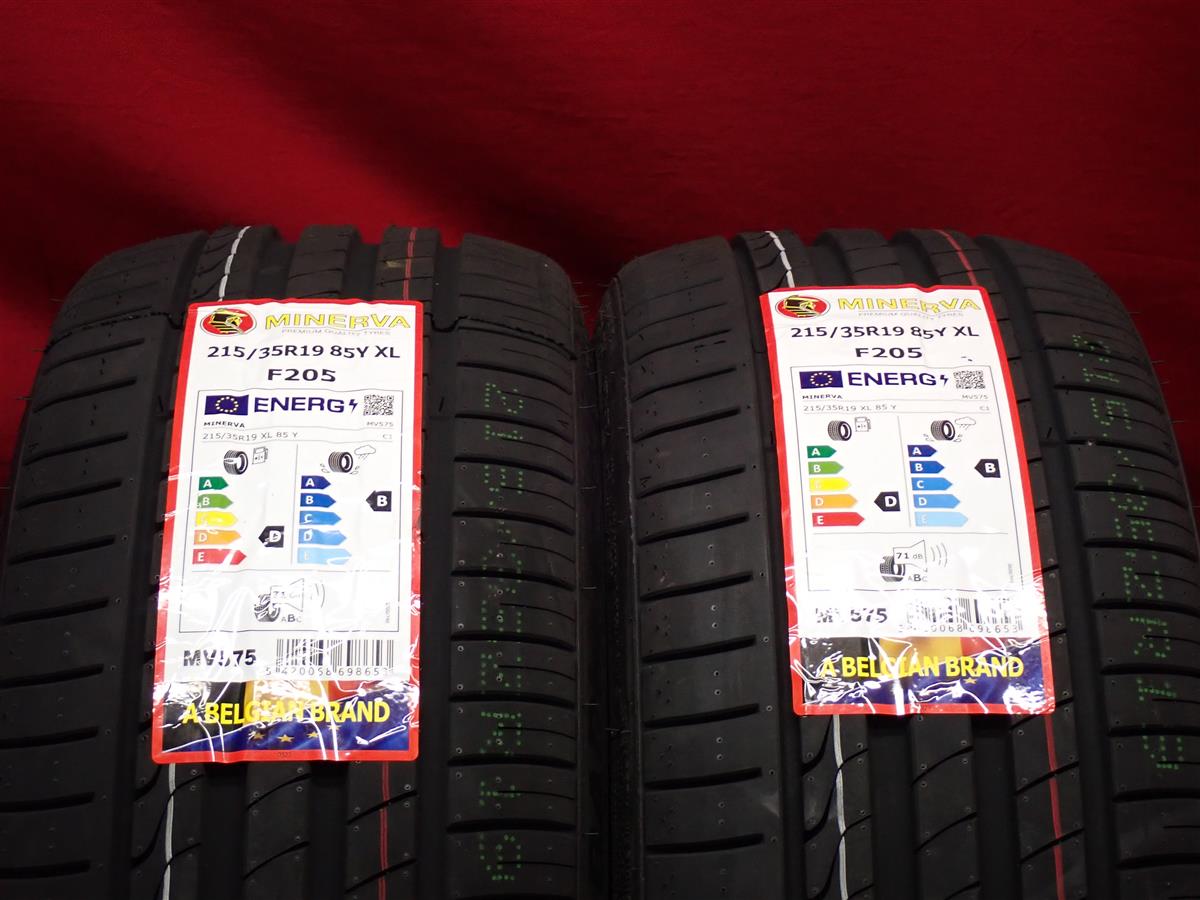楽天市場】ミネルバ F205 MINERVA 215/35R19 85Y : 中古タイヤ
