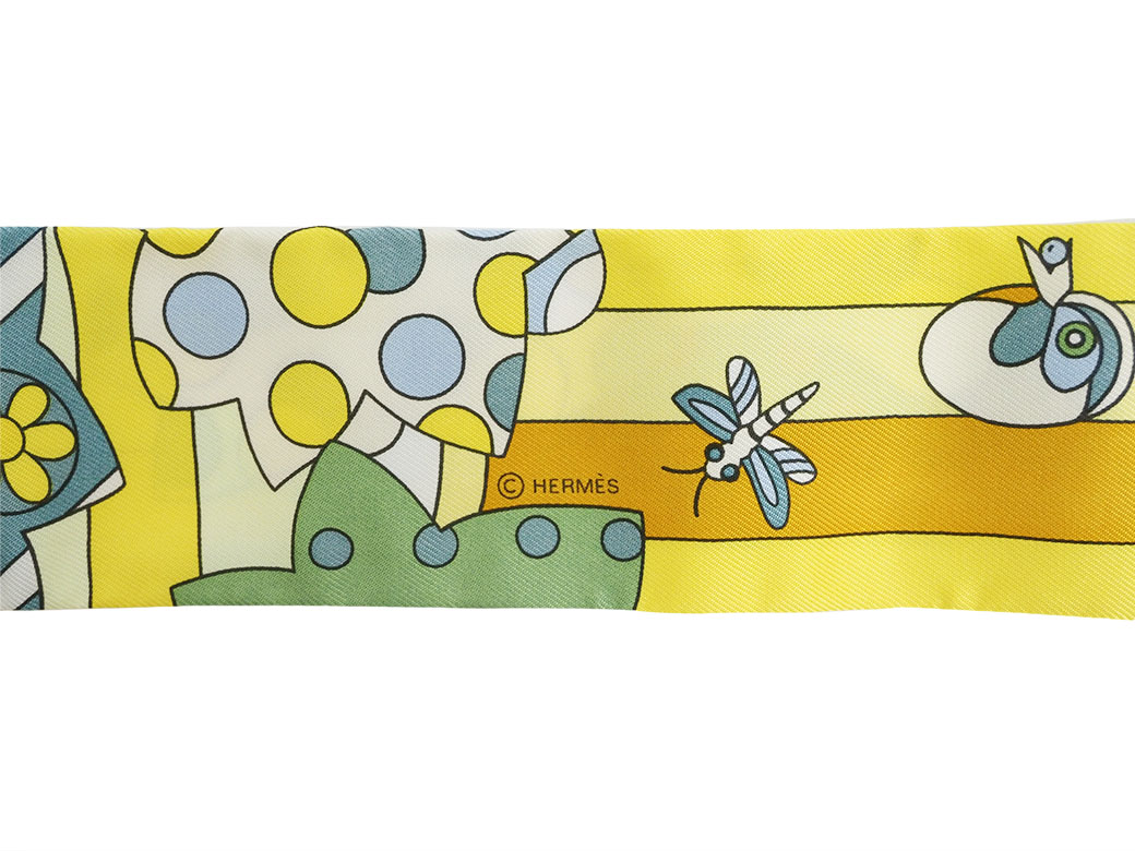 楽天市場】エルメス HERMES ツイリー スカーフ 森のささやき ジョーヌ