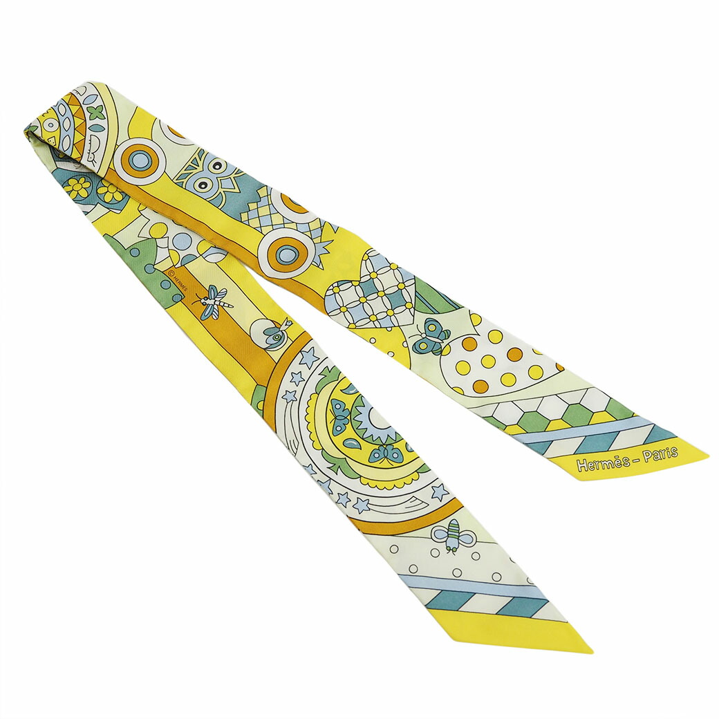 楽天市場】エルメス HERMES ツイリー スカーフ 森のささやき ジョーヌ