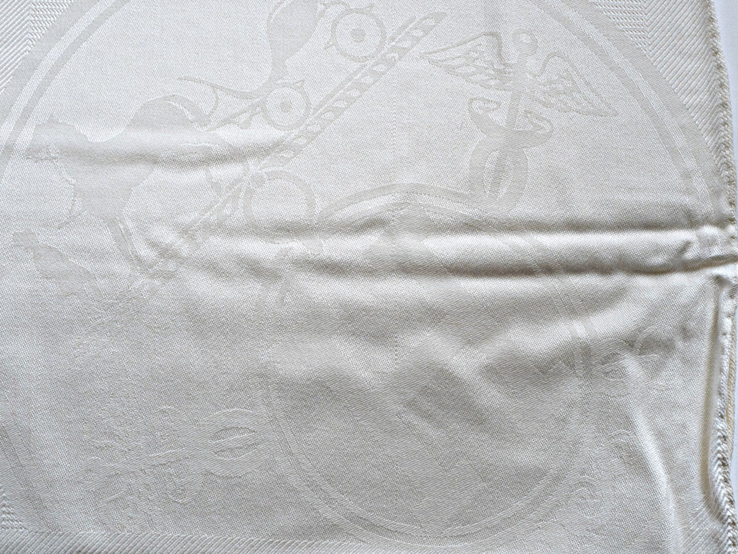 楽天市場】エルメス HERMES ニューリブリス ストール イヴォワール 白