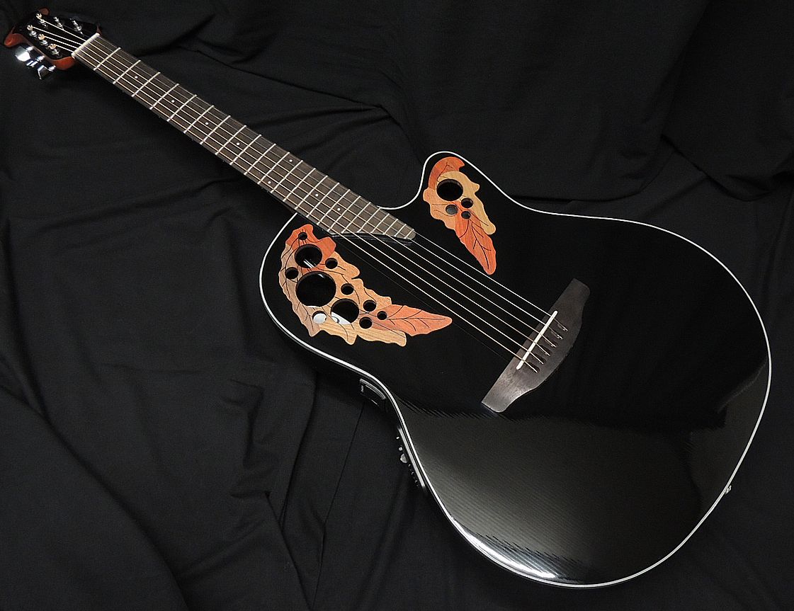 楽天市場】OVATION CE44-5-G BLK Celebrity Elite Mid Depth Black