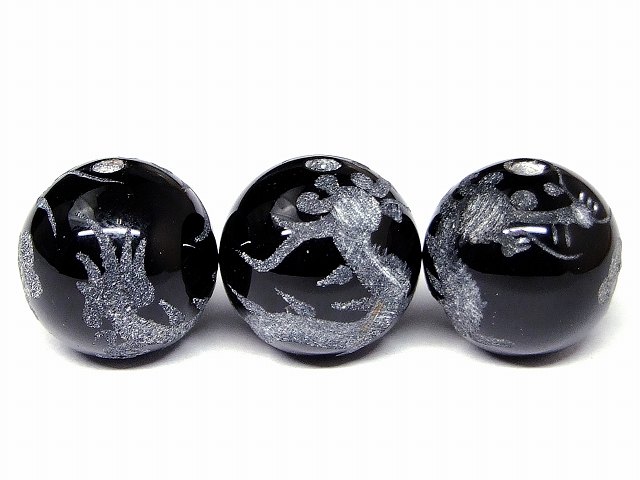 楽天市場】パワーストーン龍彫り粒売り スモーキークォーツの通販