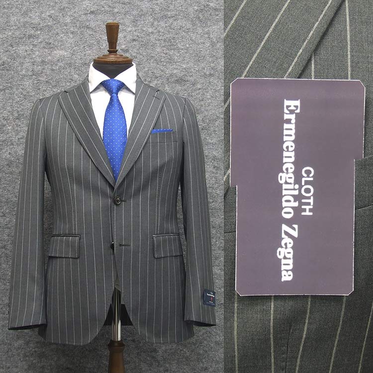 楽天市場】春夏物 ライトグレー/縞 [Ermenegildo Zegna] ゼニア