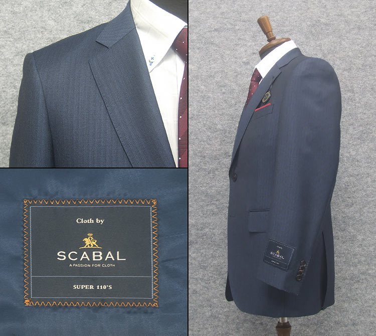 楽天市場】秋冬物 [Scabal] スキャバル Super110sオーダー生地使用