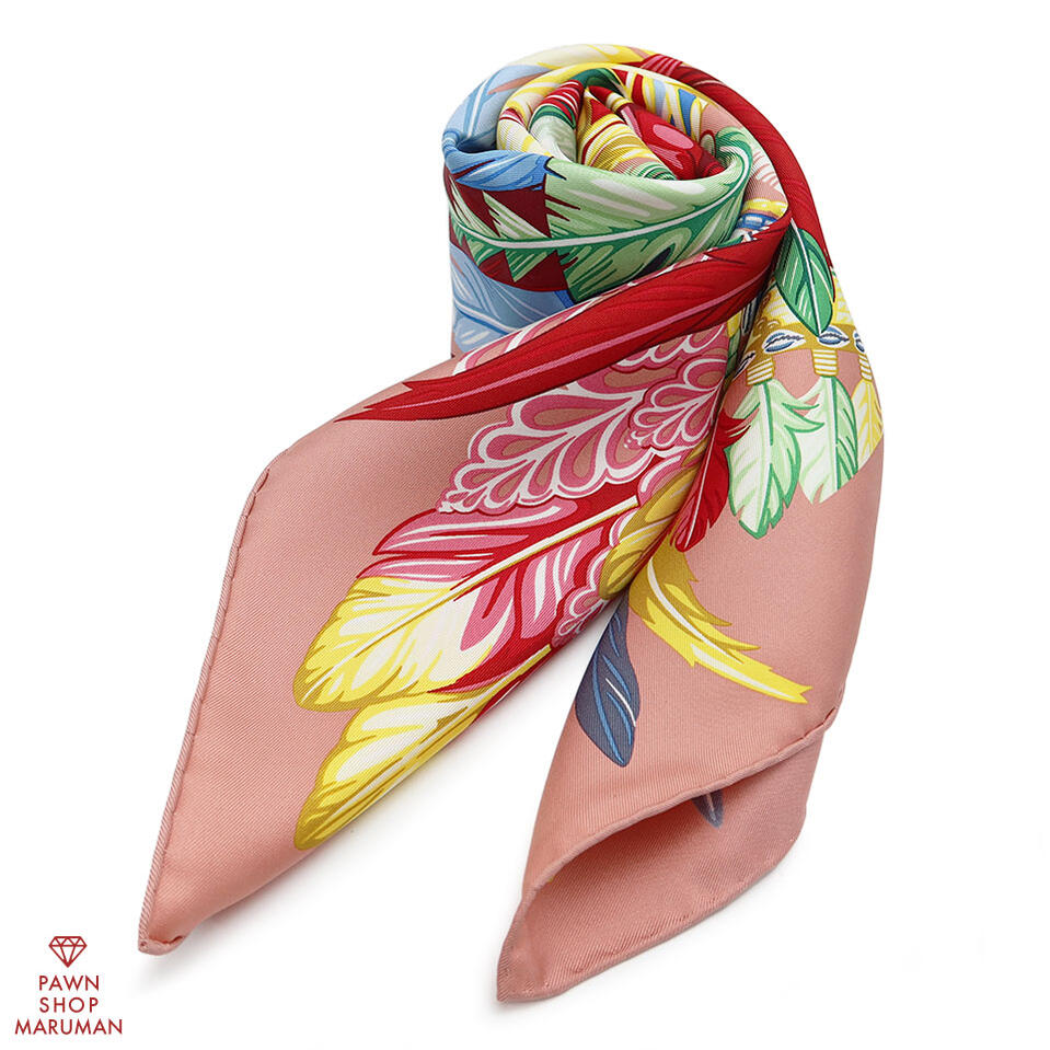 楽天市場】HERMES エルメス カレ90：Dance Pacifique シルク100