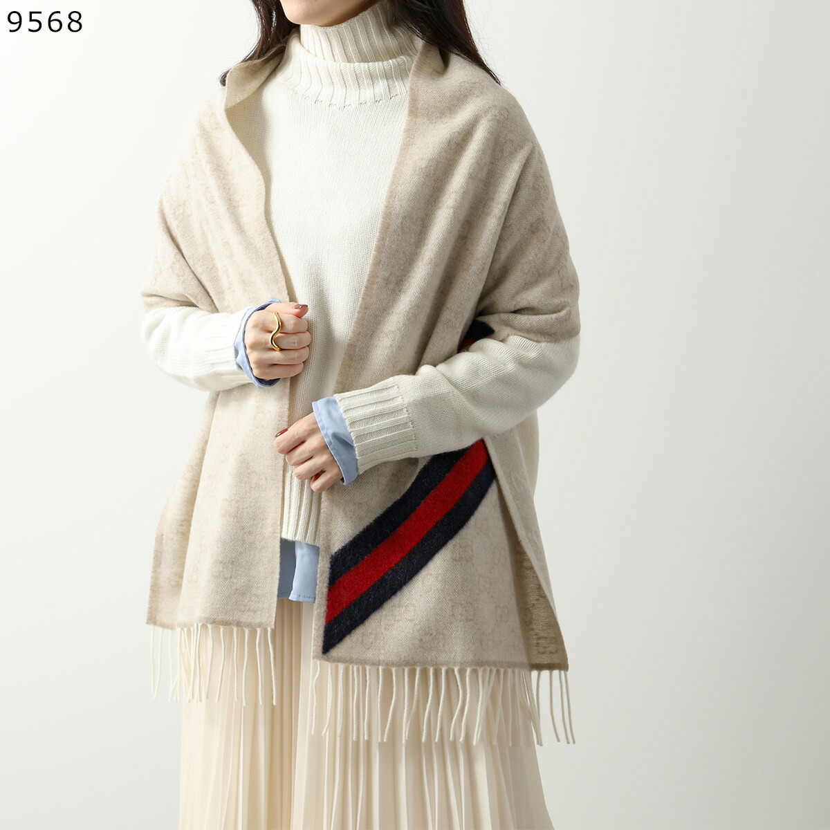 楽天市場】GUCCI グッチ マフラー 570603 3G200 メンズ GGロゴ