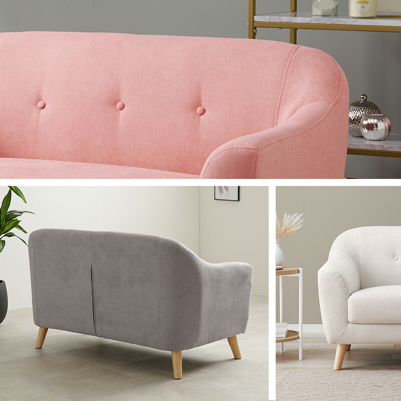 楽天市場】ソファー 二人掛け 125cm【Emel】エメル（ソファー 2人掛け