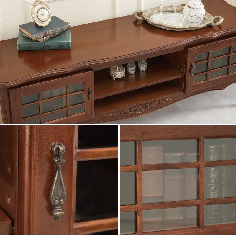 楽天市場】【3/1限定☆10％クーポン配布中】アンティーク風 猫脚TV