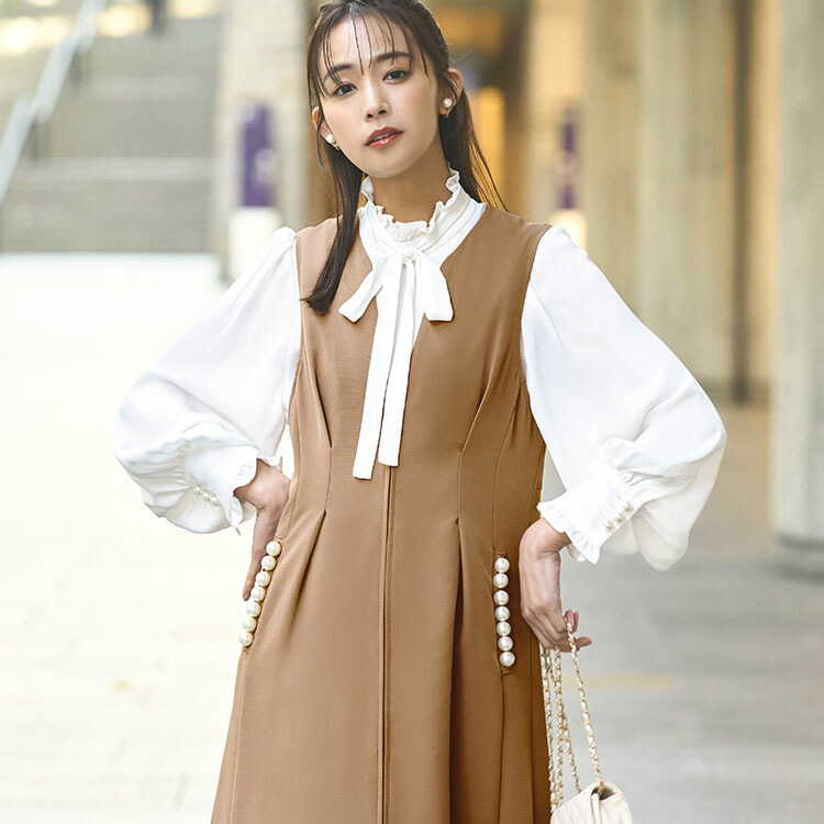 楽天市場】【ドレスアップデコルテブラウスシリーズ】【洗える