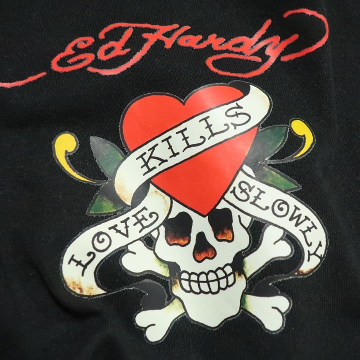楽天市場】エドハーディー ed hardy ハーフパンツ スカル/ラブキル