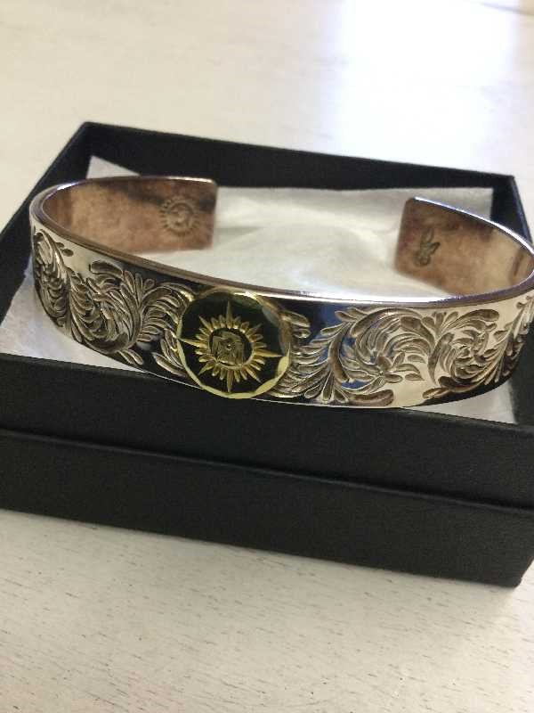 楽天市場】PEACE（ピース）PB-9 唐草模様バングル インディアン