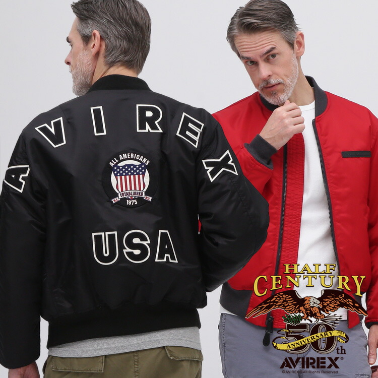 楽天市場】AVIREX 公式通販｜《50th Anniversary》MA-1 SIGNATURE BIG