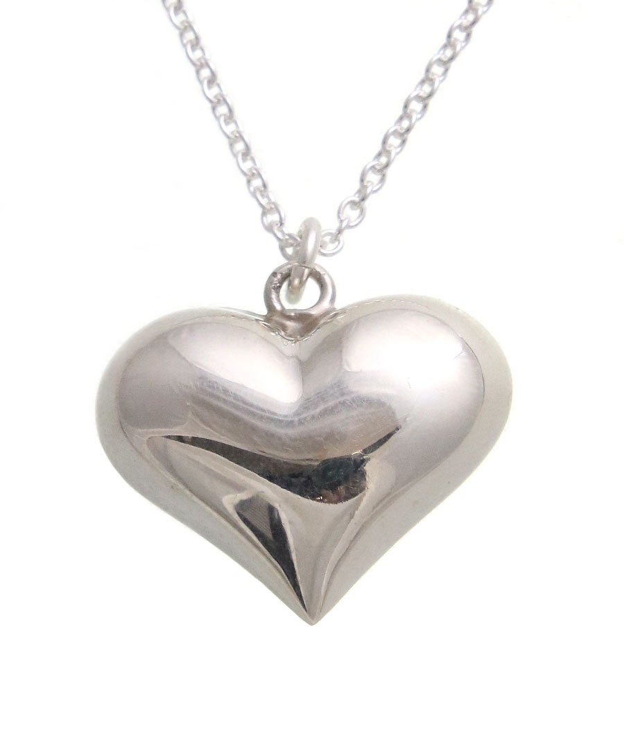 楽天市場】シルバー925 ネックレス ハート ペンダント Mサイズ