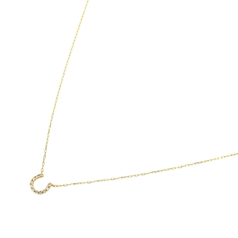 楽天市場】4℃ ヨンドシー ネックレス 10金 馬蹄モチーフ 40cm