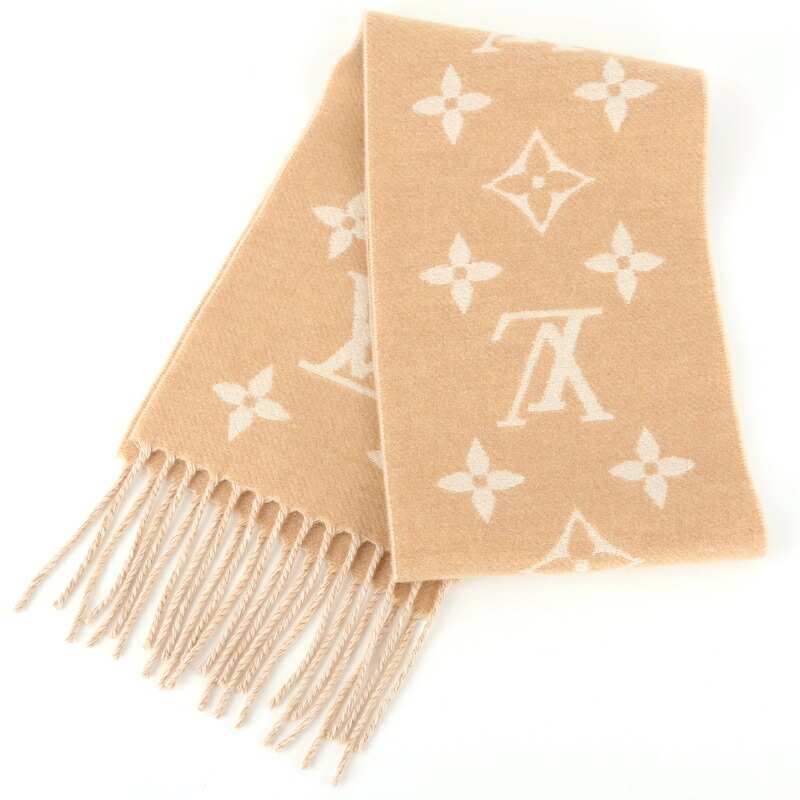 ルイヴィトン モノグラム インフィニティ マフラー カシミヤ LOUIS