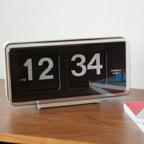 楽天市場】【RCP】TWEMCO トゥエンコ 置き掛け兼用パタパタ時計 BQ?50