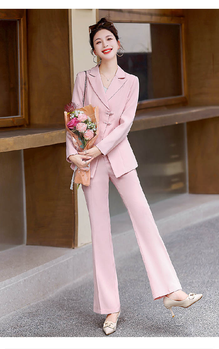楽天市場】パンツスーツ セットアップ レディース 2点セット 春 秋