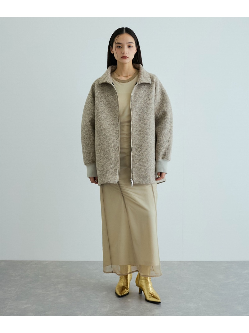 楽天市場】【サステナブル】ツイードボンディングコーディガン ADAM ET