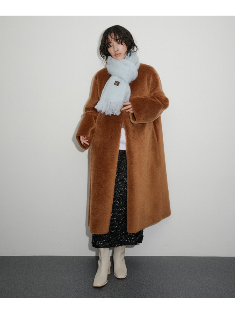 楽天市場】【SALE／50%OFF】【リバーシブル】レディフェイクボアコート