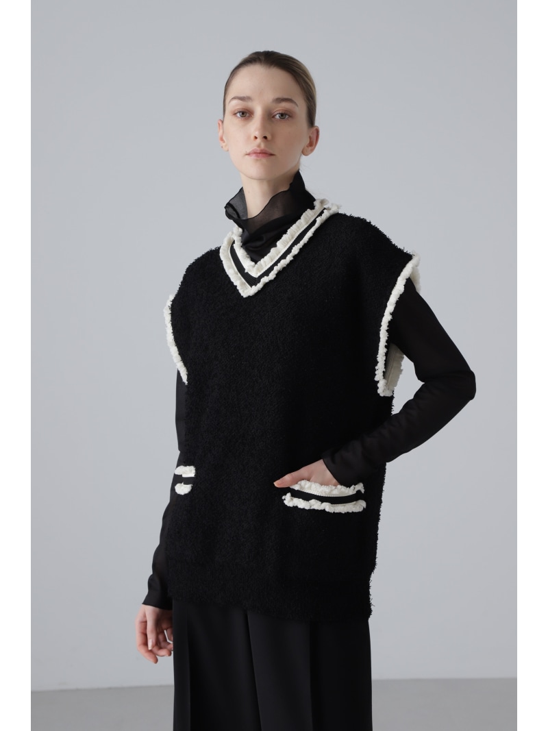 楽天市場】【SALE／50%OFF】◇ツィーディーニットベスト ADORE