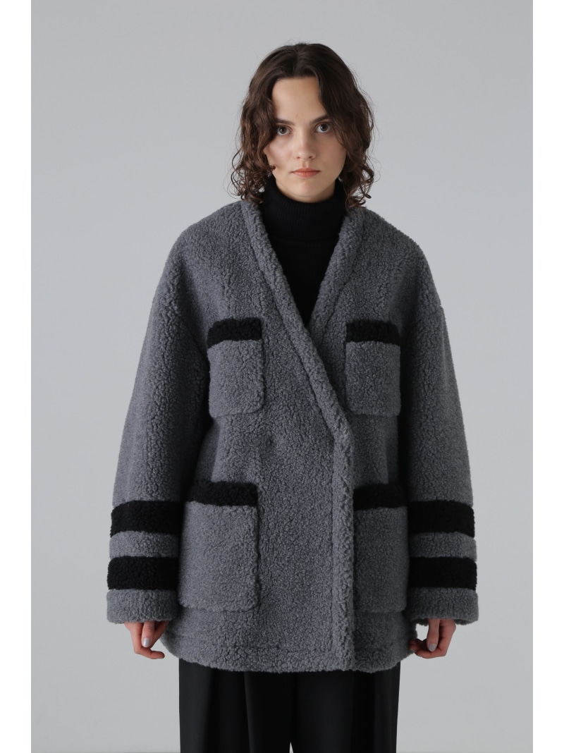 楽天市場】【SALE／50%OFF】ウールボアジャケット ADORE アドーア