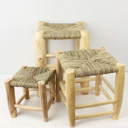 楽天市場】オレンジツリードーム木椅子 S モロッコ スツール ゴッホ