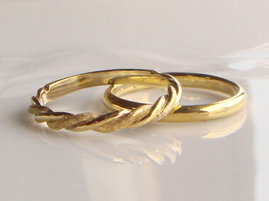 楽天市場】K18 ゴールド ツイスト リング「Graff - グラッフ - 」 18K