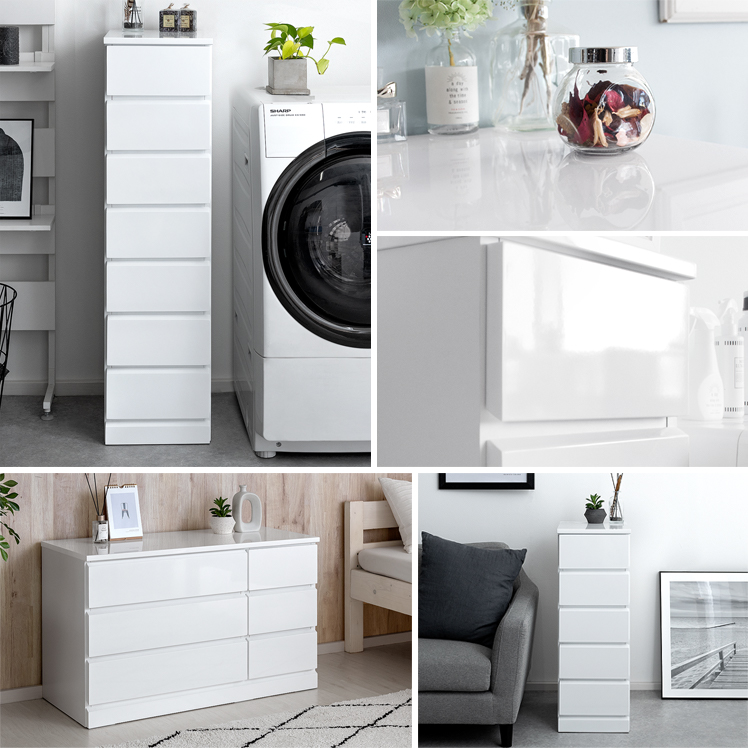 楽天市場】【3/4限定！先着5名様50％OFFクーポン配布中】 チェスト 白