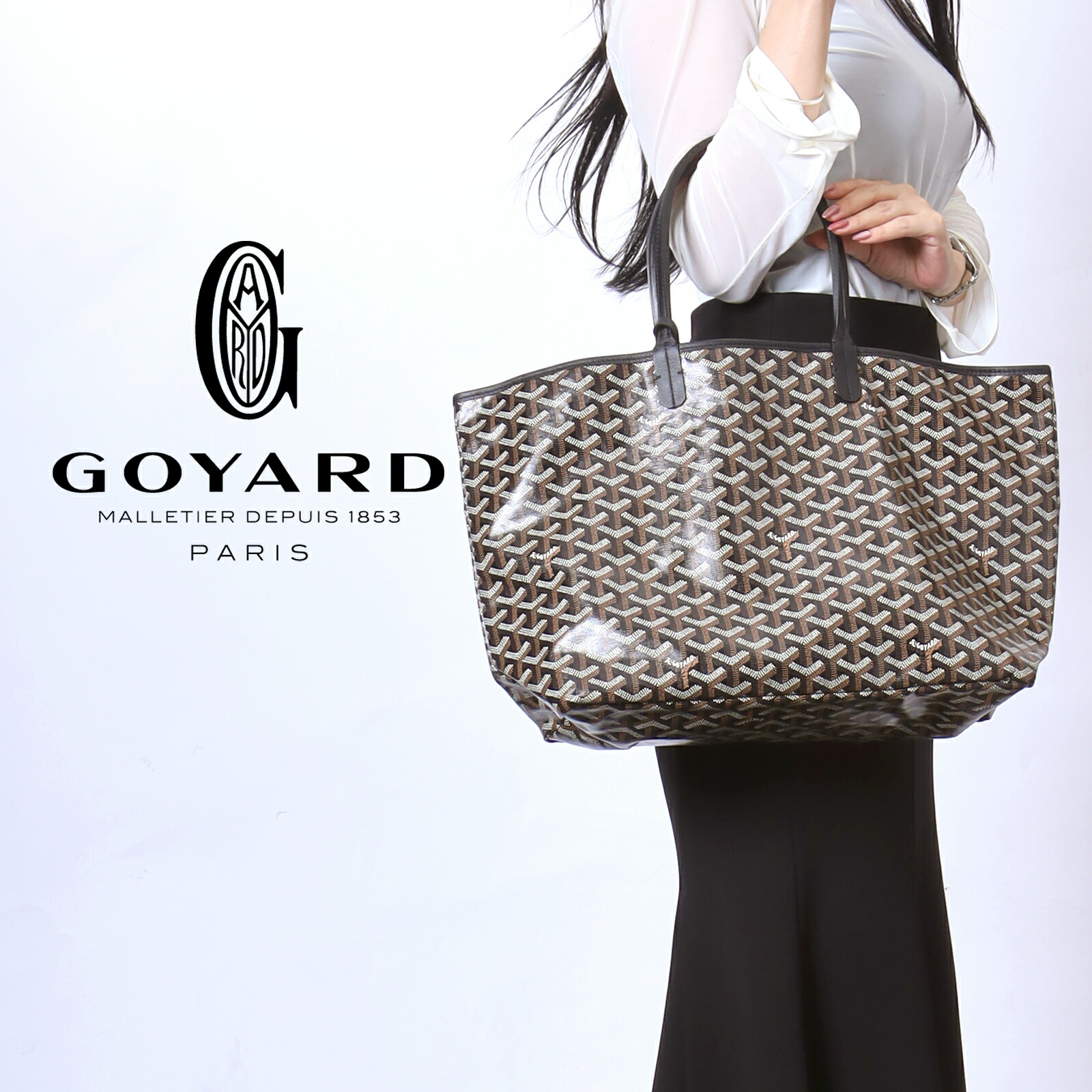 楽天市場】【新品 本物 専用保存袋付】 GOYARD ゴヤール サン・ルイ PM