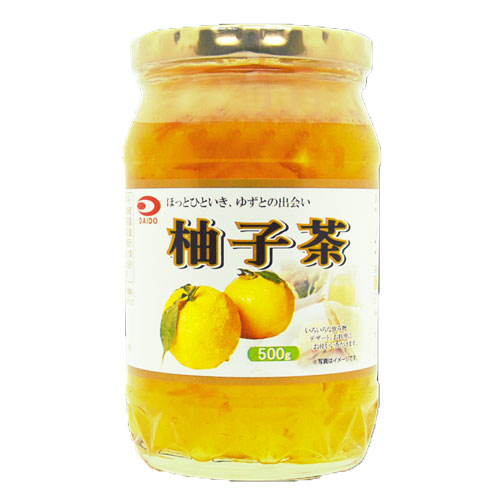 楽天市場】大同 ゆず茶 瓶 500g ゆず茶 果肉入 ソフトドリンク 飲料