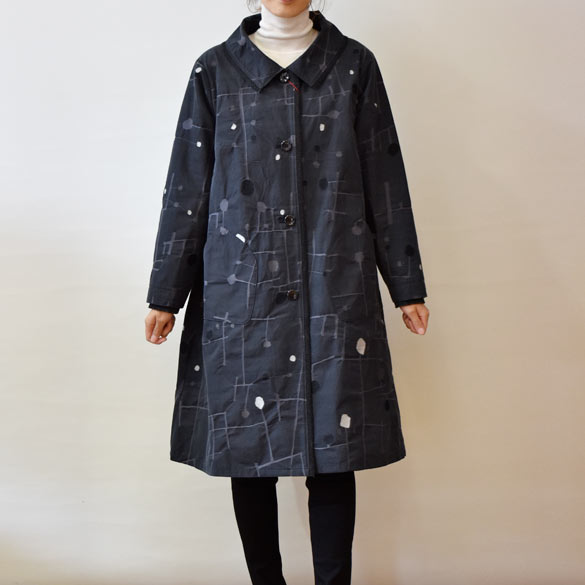 楽天市場】FUGA FUGA（フーガフーガ) Aライン ジャガード 一重コート