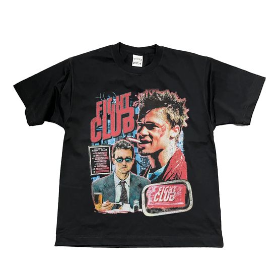 楽天市場】メンズ レディース 半袖Tシャツ映画 TシャツFIGHT CLUB