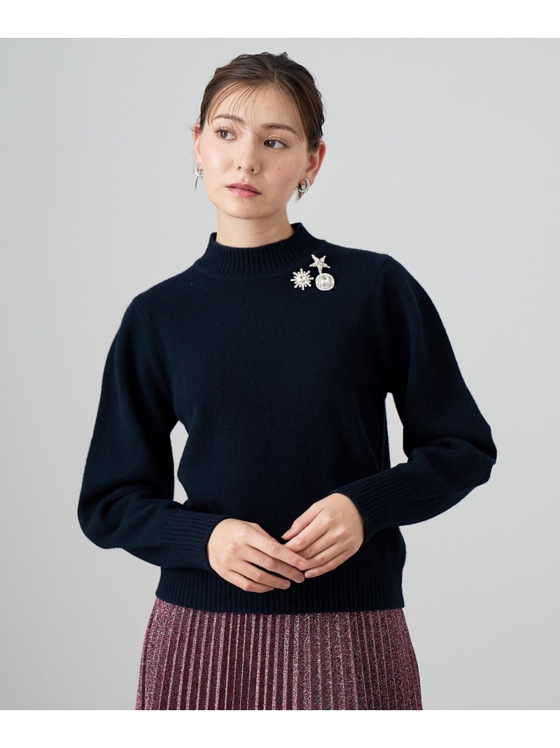 楽天市場】【SALE／50%OFF】ウールカシミヤビジュー プルオーバー