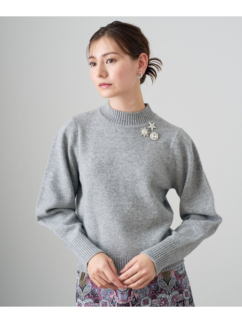 楽天市場】【SALE／50%OFF】ウールカシミヤビジュー プルオーバー