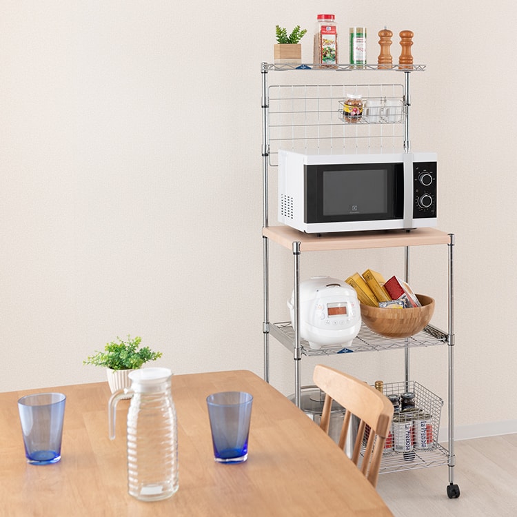 楽天市場】ルミナス フィール レンジ台 ラック キッチンラック