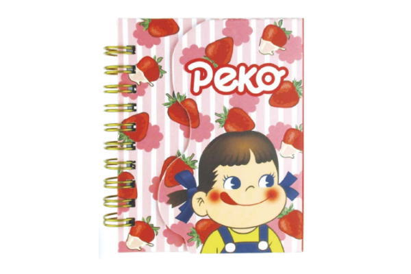 楽天市場】【ペコちゃん】マグネット付きミニリングメモ【いちごアップ