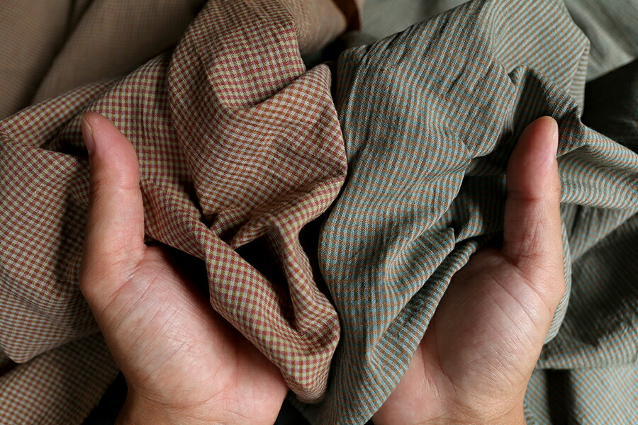 楽天市場】先染め 綿麻ギンガムチェック 50cm単位【ギンガムチェック