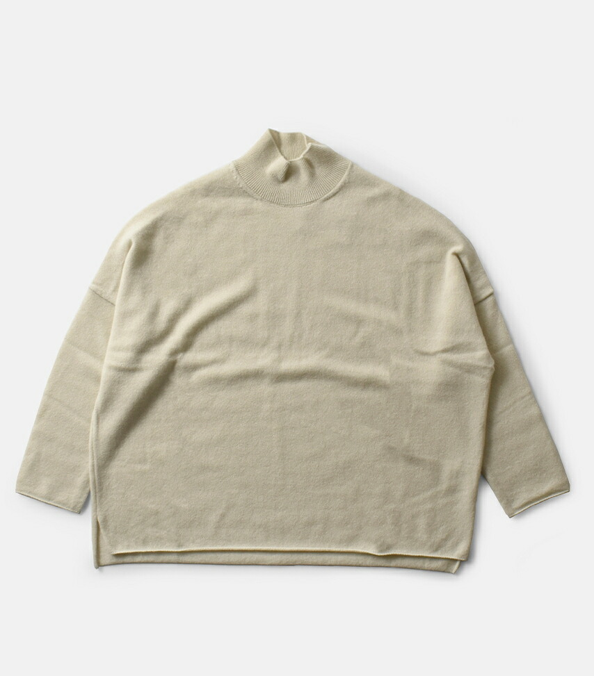 楽天市場】evam eva エヴァムエヴァ カシミア ハイネック プルオーバー